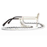 Chanel - Occhiali Modello Pantos da Sole - Oro Trasparente - Chanel Eyewear