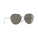 Chanel - Round Sunglasses - Dark Silver Brown - Chanel Eyewear