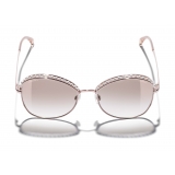 Chanel - Occhiali Quadrati da Sole - Rosa Dorato - Chanel Eyewear