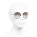 Chanel - Occhiali Quadrati da Sole - Rosa Dorato - Chanel Eyewear