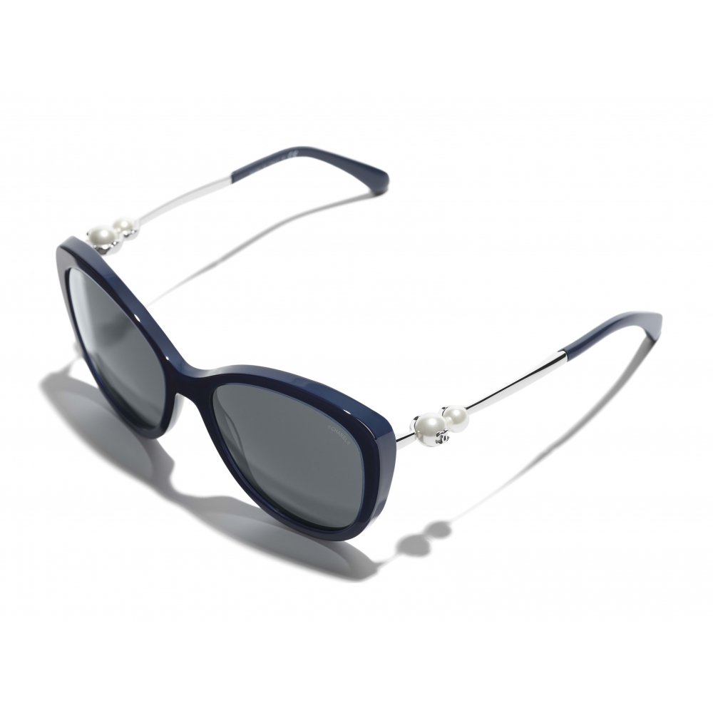 Chanel - Butterfly Sunglasses - Dark Blue - Chanel Eyewear - Avvenice