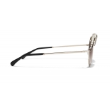 Chanel - Occhiali Rotondi da Sole - Oro Marrone Chiaro - Chanel Eyewear