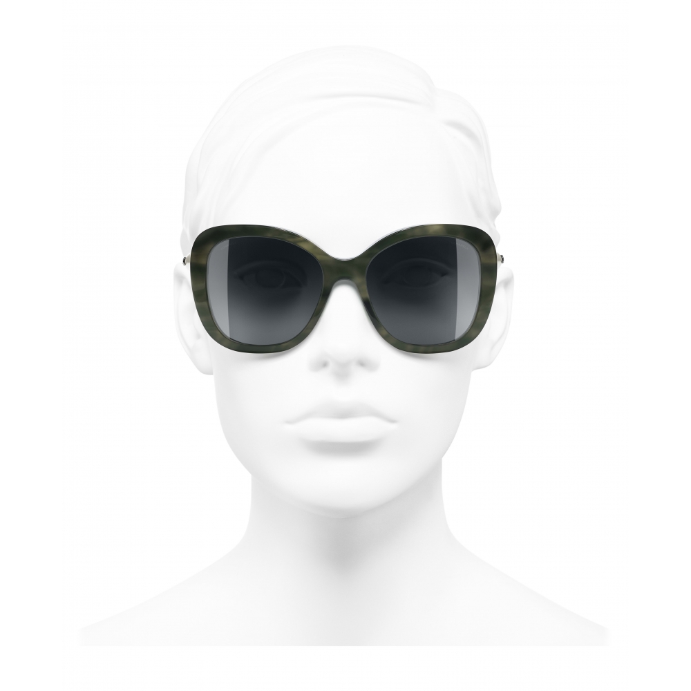 Chanel Square Sunglasses Tortoise Shell Acetate 140 Multiple colors Plastic  ref.1038107 - Joli Closet