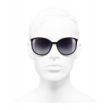 Chanel - Butterfly Sunglasses - Black Gray - Chanel Eyewear