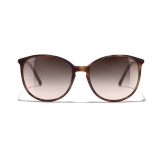 Chanel - Butterfly Sunglasses - Tortoise Brown - Chanel Eyewear