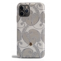 Revested Milano - Silver of Florence - iPhone 11 Pro Case - Apple - Cover Artigianale in Seta