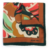 Revested Milano - Lakeshore - D'Este - Pocket Square - Artisan Silk Foulard - Handmade in Italy