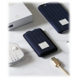 Revested Milano - Pinstripe - Power Bank - 4000 mAh - iPhone - Apple - Samsung - Artisan Fabric Cover