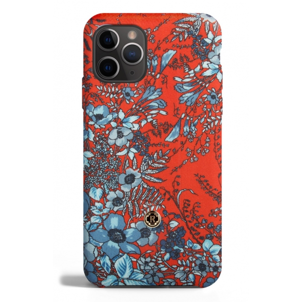 Revested Milano - Jardin - Osmanthus - iPhone 11 Pro Max Case - Apple - Cover Artigianale in Seta
