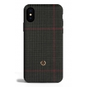 Revested Milano - Prince of Wales - Ametista - iPhone X / XS Case - Apple - Artisan Wool Cover