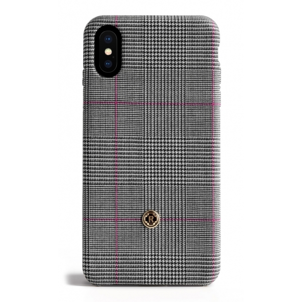 Revested Milano - Prince of Wales -  X / XS Case - Apple - Cover Artigianale in Lana