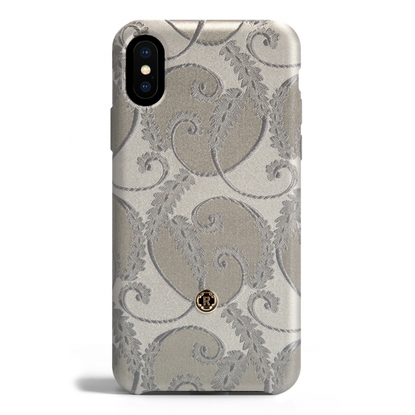 Revested Milano - Silver of Florence - iPhone X / XS Case - Apple - Artisan Silk Cover
