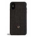 Revested Milano - Bird's Eye - Ebano - iPhone XS Max Case - Apple - Artisan Wool Cover