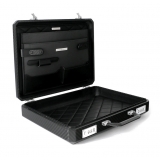 TecknoMonster - Cavok Opaque - Business Case - Briefcase in Opaque Carbon Fiber and Leather - Black - Luxury Collection
