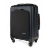 TecknoMonster - Trolley Akille Flap Black in Carbon Fiber - Aeronautical Carbon Trolley Suitcase