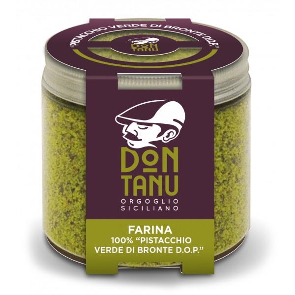 Don Tanu - Bronte Green Pistachio Flour P.D.O. - Artisan Flour - Sicily - Italy - 100 g
