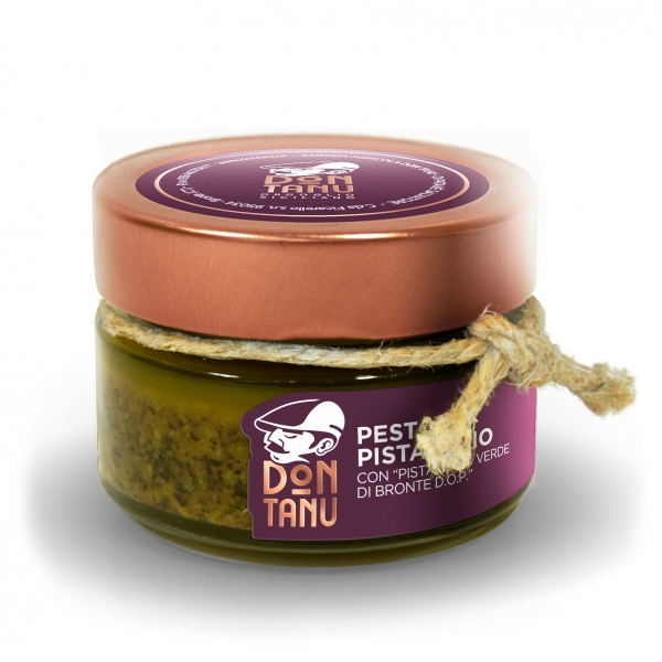 Don Tanu - Pistachio Green Pesto from Bronte P.D.O. - Preserved Foods - Sicily - Italy - 90 g