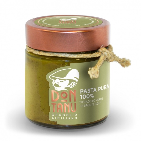 Don Tanu - Pasta Pura di Pistacchio Verde di Bronte D.O.P. - Pasta Artigianale - Sicilia - Italia - 200 g