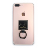 Mikol Marmi - Ring Grip Mount Universal - Marmo Nero Marquina - Vero Marmo - iPhone - Apple - Samsung - Exclusive Collection