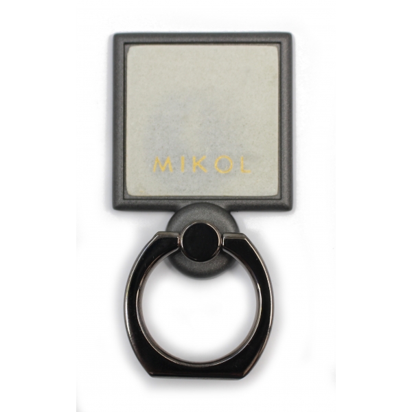 Mikol Marmi - Ring Grip Mount Universal - Carrara White Marble - Real Marble - iPhone - Apple - Samsung - Exclusive Collection