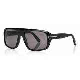 Tom Ford - Duke Sunglasses - Occhiali da Sole Morbido Quadrato in Acetato - Nero - FT0754 - Occhiali da Sole - Tom Ford Eyewear