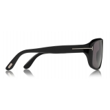 Tom Ford - Duke Sunglasses - Soft Squared Acetate Sunglasses - Black - FT0754 - Sunglasses - Tom Ford Eyewear