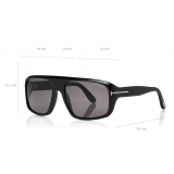 Tom Ford - Duke Sunglasses - Occhiali da Sole Morbido Quadrato in Acetato - Nero - FT0754 - Occhiali da Sole - Tom Ford Eyewear