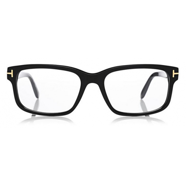 Tom Ford - Square Acetate Optical Frame - Black Gold - FT5313 - Optical Glasses - Tom Ford Eyewear