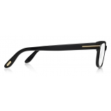 Tom Ford - Square Acetate Optical Frame - Black Gold - FT5313 - Optical Glasses - Tom Ford Eyewear