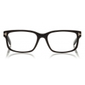 Tom Ford - Square Acetate Optical Frame - Black Silver - FT5313 - Optical Glasses - Tom Ford Eyewear