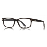 Tom Ford - Square Acetate Optical Frame - Black Silver - FT5313 - Optical Glasses - Tom Ford Eyewear