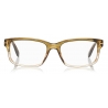 Tom Ford - Occhiali da Vista Quadrati - Verde Scuro - FT5313 - Occhiali da Vista - Tom Ford Eyewear