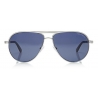 Tom Ford - Marko Aviator Sunglasses - Occhiali Aviatore in Metallo Lucido - Rodio - FT0144 - Occhiali da Sole - Tom Ford Eyewear