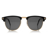 Tom Ford - Henry Sunglasses - Round Acetate Sunglasses - Black - FT0248 - Sunglasses - Tom Ford Eyewear