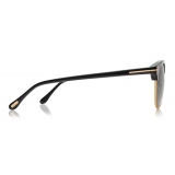 Tom Ford - Henry Sunglasses - Occhiali da Sole Rotondi in Acetato - Nero - FT0248 - Occhiali da Sole - Tom Ford Eyewear