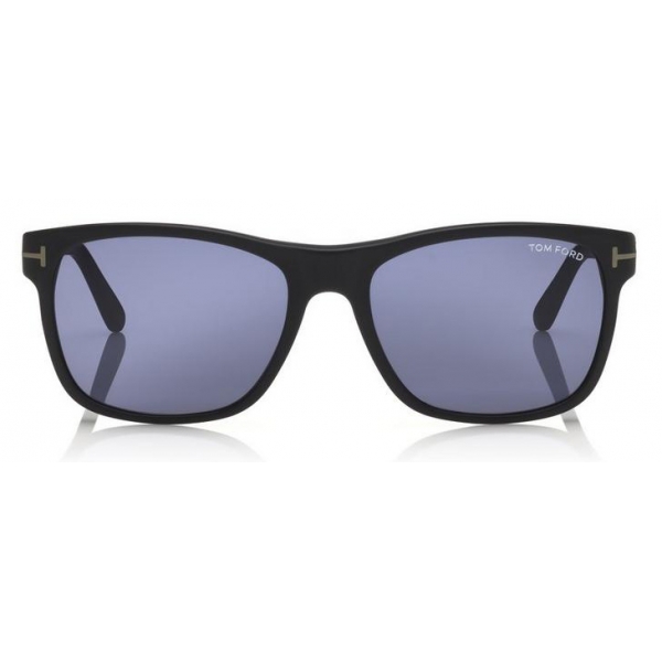 Tom Ford - Giulio Sunglasses - Soft Squared Acetate Sunglasses - Black Blue - FT0698 - Sunglasses - Tom Ford Eyewear