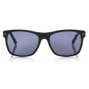 Tom Ford - Giulio Sunglasses - Occhiali da Sole Morbido Quadrato - Nero Blu - FT0698 - Occhiali da Sole - Tom Ford Eyewear