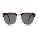 Tom Ford - Henry Sunglasses - Round Acetate Sunglasses - Dark Havana - FT0248 - Sunglasses - Tom Ford Eyewear