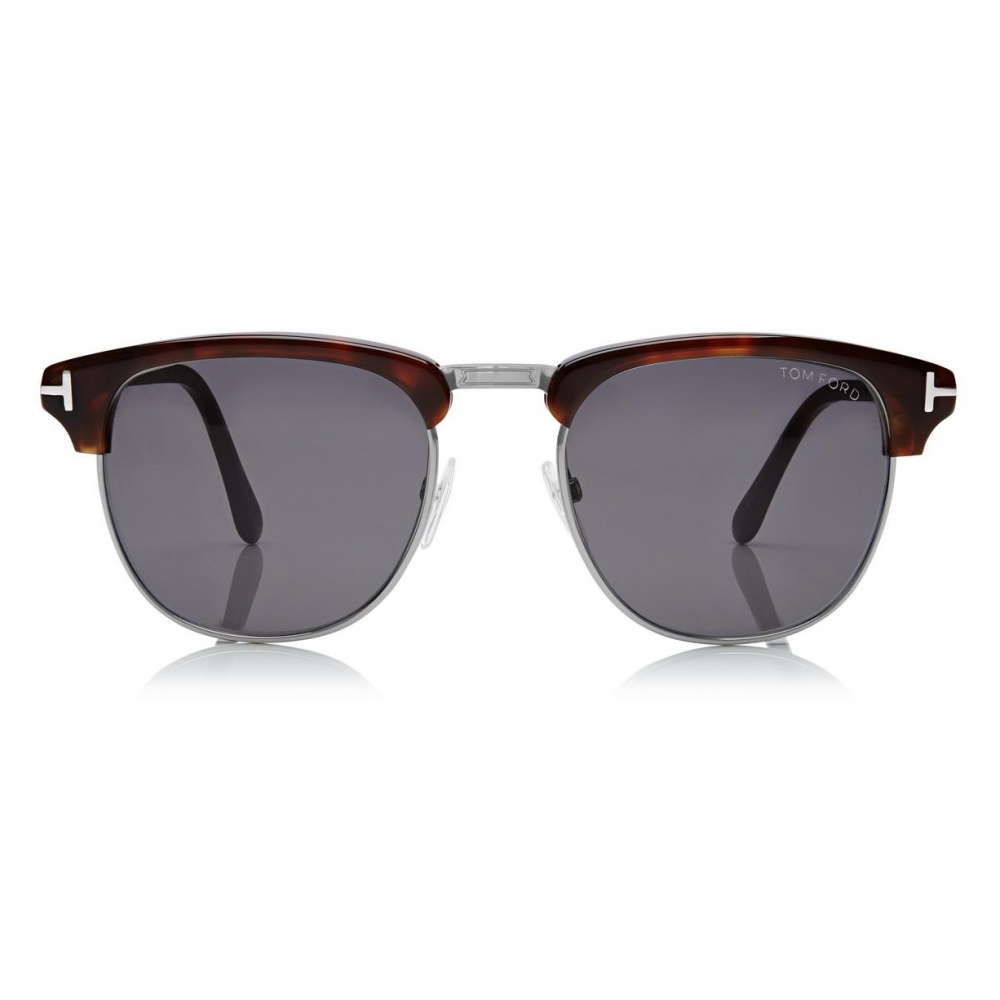 Tom Ford - Henry Sunglasses - Round Acetate Sunglasses - Dark Havana -  FT0248 - Sunglasses - Tom Ford Eyewear - Avvenice