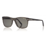 Tom Ford - Giulio Sunglasses - Occhiali da Sole Morbido Quadrato - Marroni - FT0698 - Occhiali da Sole - Tom Ford Eyewear