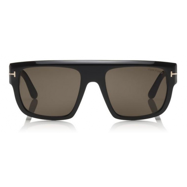 Tom Ford - Alessio Sunglasses - Occhiali da Sole Quadrati in Acetato - Nero - FT0699 - Occhiali da Sole - Tom Ford Eyewear