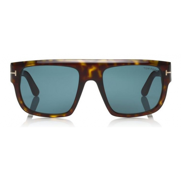 Tom Ford - Alessio Sunglasses - Squared Acetate Sunglasses - Havana - FT0699 - Sunglasses - Tom Ford Eyewear