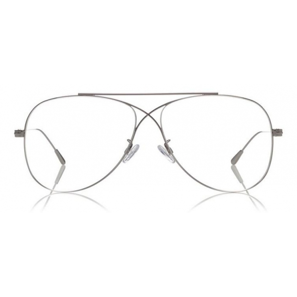Tom Ford - Metal Criss Cross Aviators Optical Glasses - Pilot Shape - Silver - FT5531 - Optical Glasses - Tom Ford Eyewear