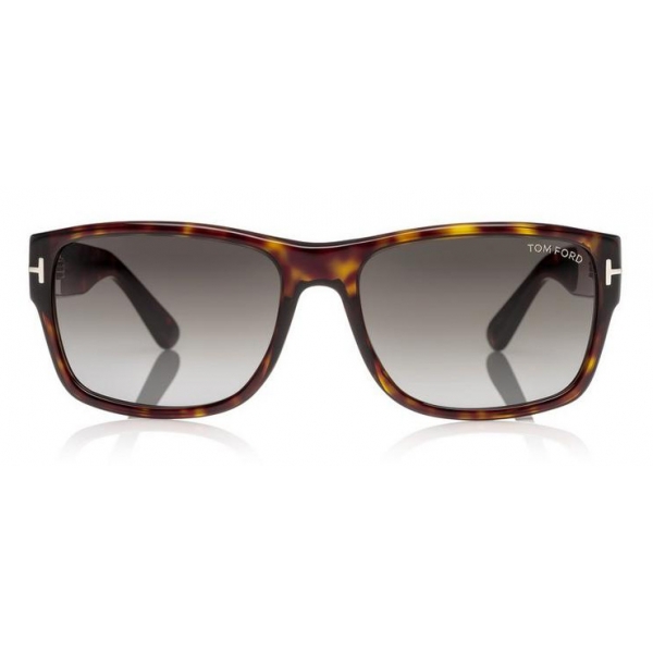 Tom Ford - Mason Sunglasses - Soft Squared Acetate Sunglasses - Gradient Havana -FT0445 - Sunglasses - Tom Ford Eyewear