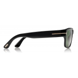 Tom Ford - Mason Sunglasses - Soft Squared Acetate Sunglasses - Black -FT0445 - Sunglasses - Tom Ford Eyewear