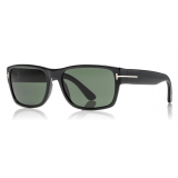 Tom Ford - Mason Sunglasses - Soft Squared Acetate Sunglasses - Black -FT0445 - Sunglasses - Tom Ford Eyewear