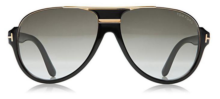 Tom Ford - Dimitry Sunglasses - Vintage Aviator Sunglasses - Shiny Black -  FT0334 - Sunglasses - Tom Ford Eyewear - Avvenice