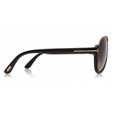 Tom Ford - Dimitry Sunglasses - Vintage Aviator Sunglasses - Shiny Black   - FT0334 - Sunglasses - Tom Ford Eyewear