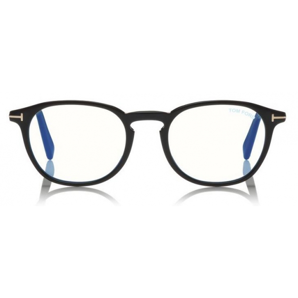 Tom Ford - Round Optical Glasses - Black - FT5583-B - Optical Glasses - Tom Ford Eyewear