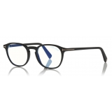 Tom Ford - Round Optical Glasses - Black - FT5583-B - Optical Glasses - Tom Ford Eyewear